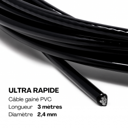 Câble gainé UNIVERSEL ( Rx, Elite speed )